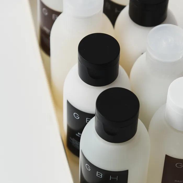 Premium Travel Kit 5-Piece Set: Hand Wash, Body Wash, Body Lotion, Shampoo, Treatment, 70ml each