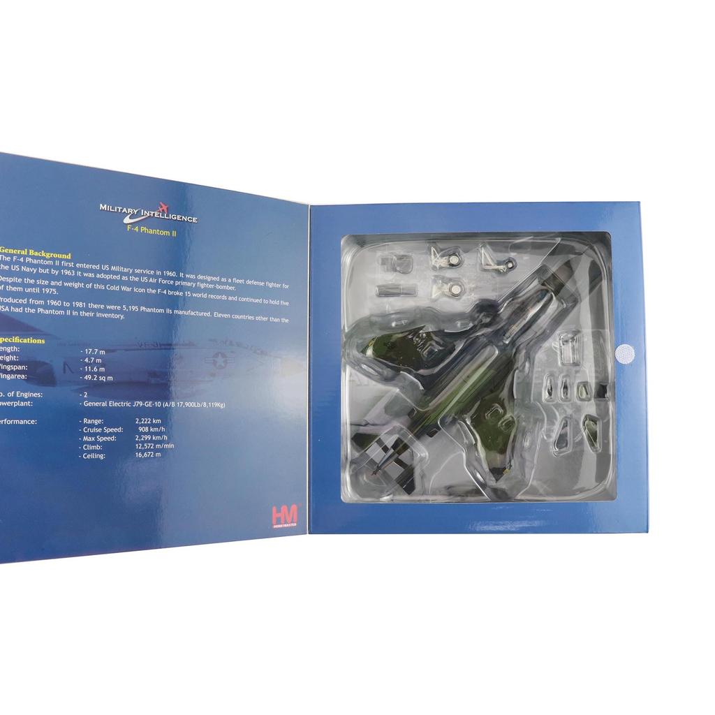 HOBBY MASTER 1/72 Scale F-4E Phantom II, US Air Force 497th Fighter Training Squadron, 1985, Completed Model