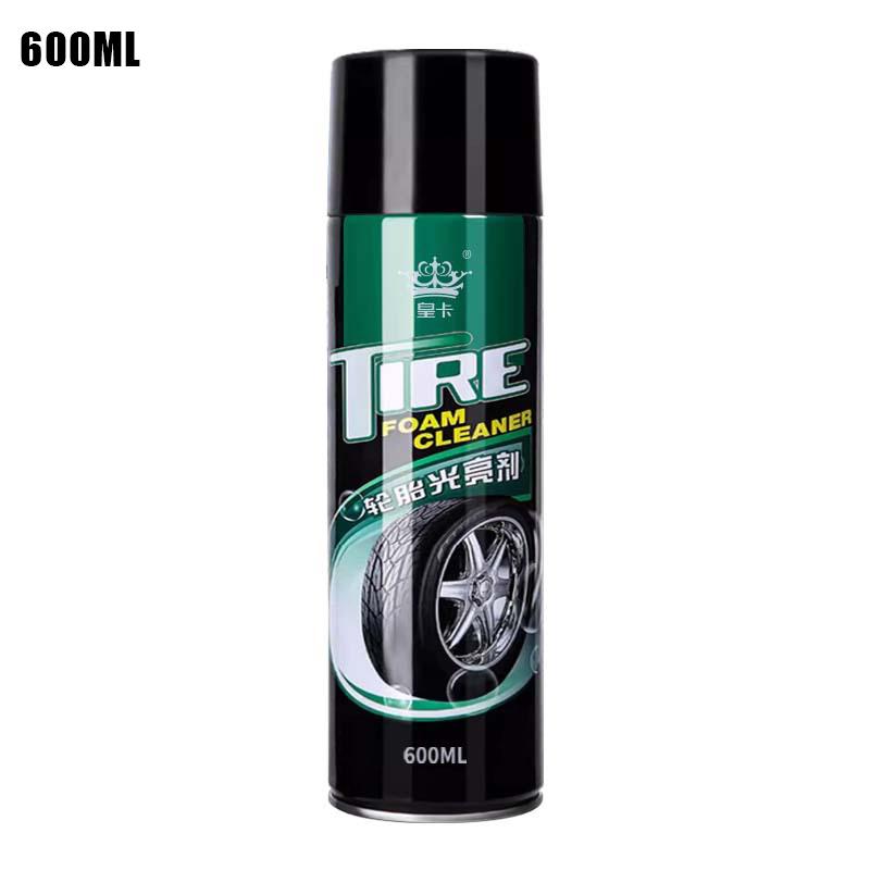 Tire Foam Bright Cleaner Black Tire Wax Lotion High Gloss Spray Cleaner Moisturizing Tire Polish Waterproof