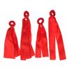 Kinder Rotes Handgelenksband Mannschaftssportarten Pompom Cheerleading Großes Spiel Pom Club Tanzrequisiten Elastisches Armband mit Elastischer Schnur