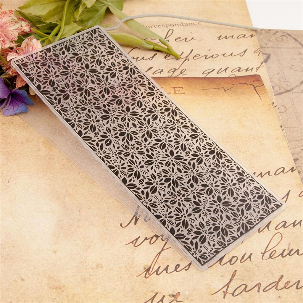Abstract Flower Embossing Folder Embossing Stencil Plastic Embossing Templates for Christmas Card Making Scrapbooking