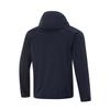 Li-Ning Comfortable Casual Minimalist Hooded Zipper Solid Color Versatile Jacket Men Jackets Ink-Blue AFDV261-15