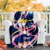 1pc Sailor Moon Theme Blanket - Digital Print, Polyester, Cozy for All Seasons, Perfect for Outdoor, and Travel