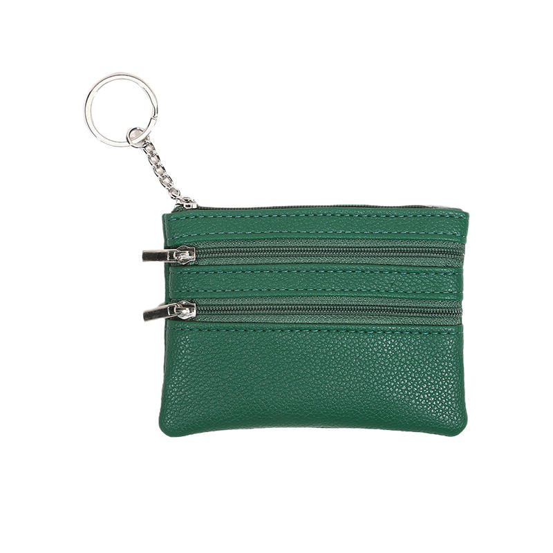 Women's Small Change Money Bags Pocket Wallets Key Holder Case Mini Functional Pouch Zipper Card Wallet Coin Purses