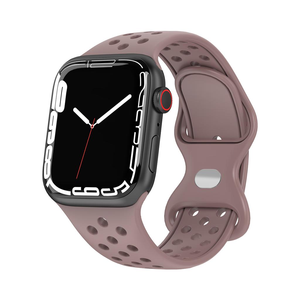 Silicone Strap for Apple Watch Band Ultra2 49mm Series 9 8 7 41mm 45 Mm 38mm 42mm Sport Bracelet iWatch 7 6 SE 5 4 3 44mm 40mm