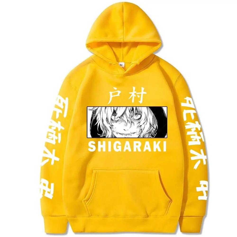 Japan Anime My Hero Academia SHIGARAKI Hoodies Men Long Sleeve Harajuku Shigaraki Tomura Unisex Oversize Sweatshirt