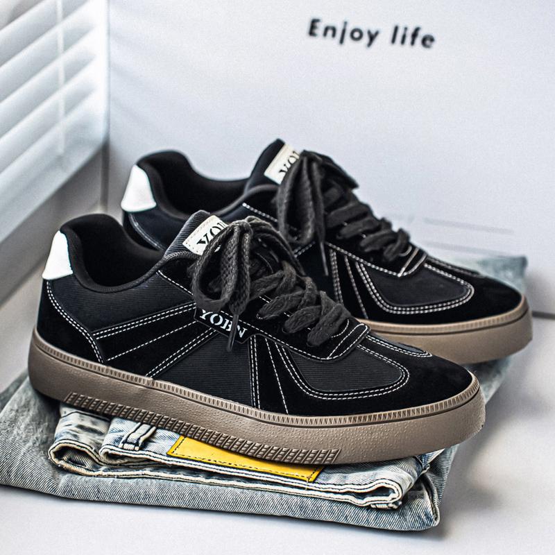 Fashion Versatile Lace-up Sneakers Leisure Walk Casual Shoes Streetwear Male Skateboard Footwear Outdoor Tenis Masculino Walking Shoes