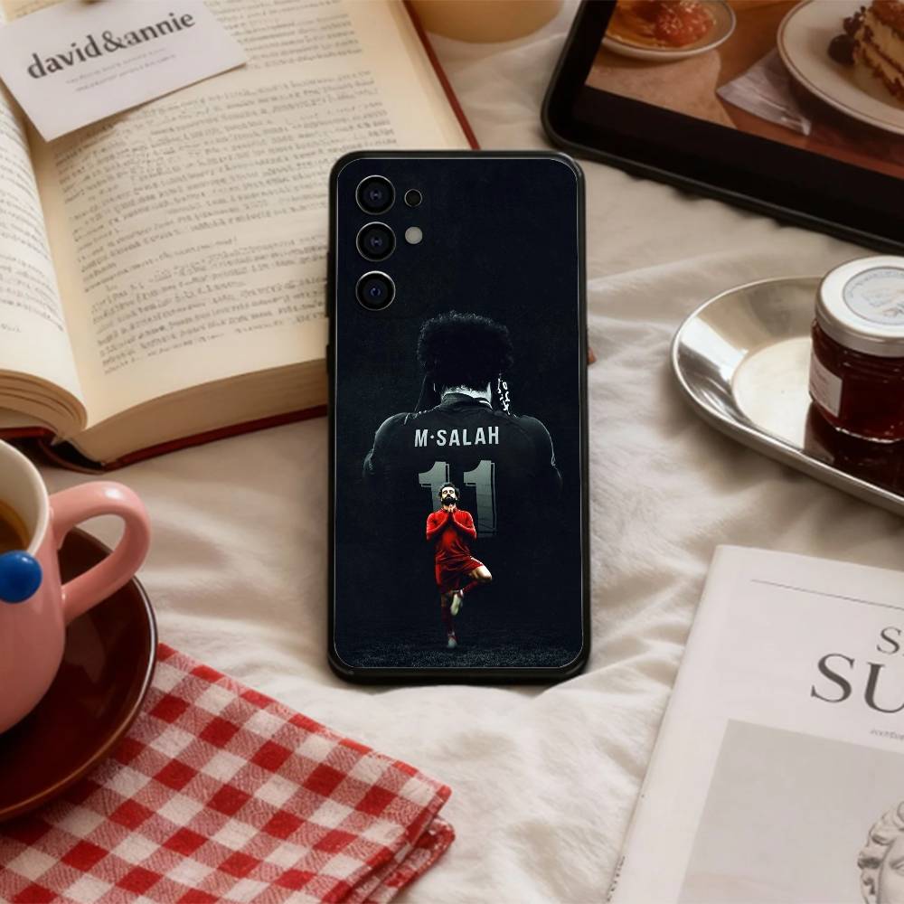 

Football M-Mohamed S-Salah 10 Phone Case For Samsung S 25,24,23,22,30,21,10,9,Ultra,Plus,Lite,FE,4,5 G Soft Black Case Samsung S30plus5G