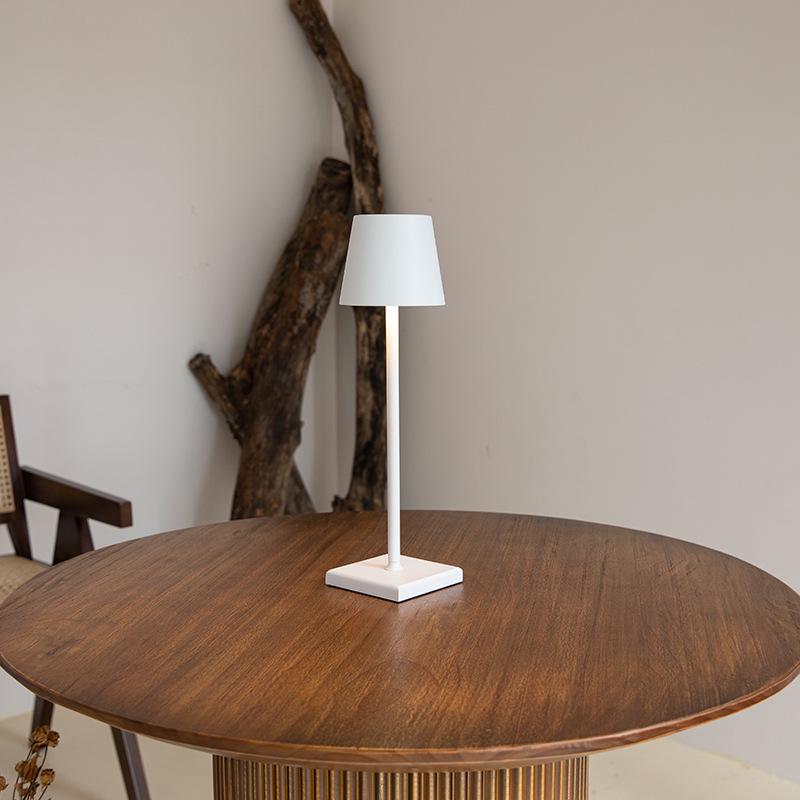 Rechargeable Touch-Control Table Lamp for Restaurants, Cafés, and Outdoor Use