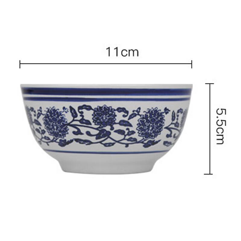 Le Yong Tu Chinese Blue & White Porcelain Noodle Bowls