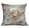 Spring and Summer 3D Floral Print Pillowcase Home Sofa Cushion Pillowcase