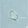 925 Sterling Silver Plated Lotus Open Ring: Handmade, Simple Floral Design for Women