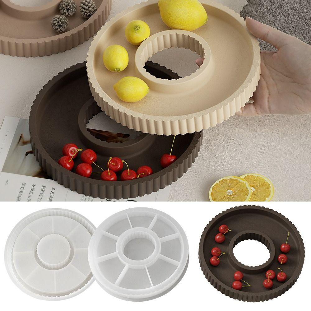 

Круглый лоток, силиконовая коробка для хранения ювелирных изделий, креативная подставка для ювелирных изделий