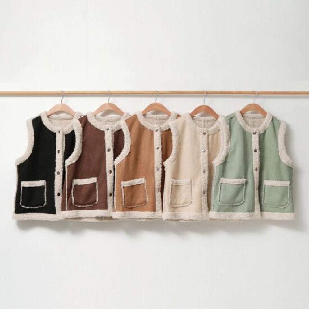 From Heart Women Sheepskin Vest