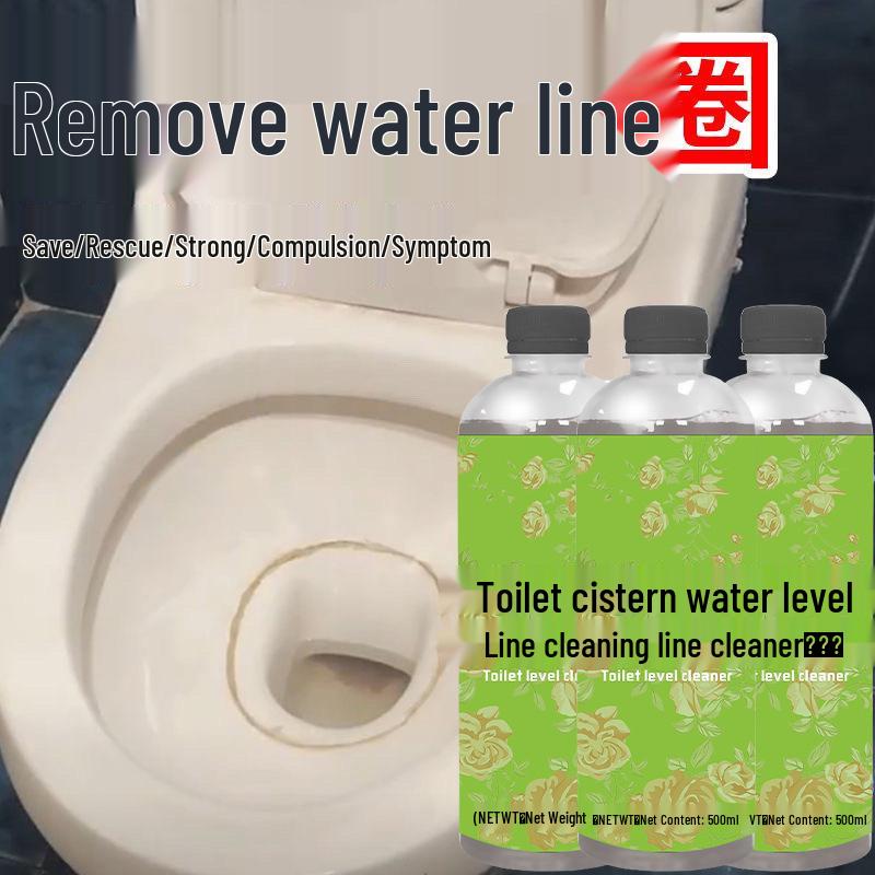 Stubborn Yellow Stains & Limescale Dissolver: Clean Toilet Bowl & Water Lines Effortlessly