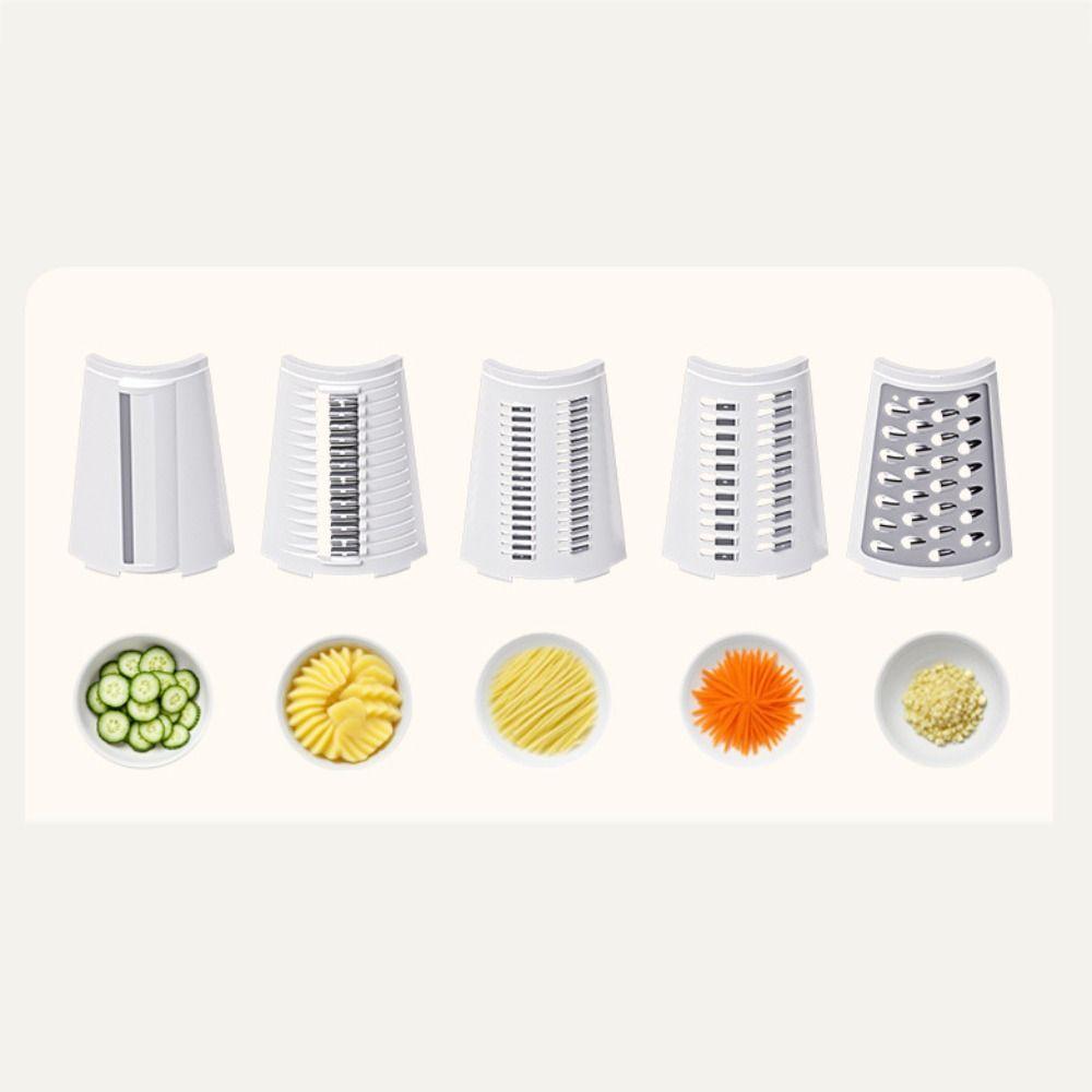Detachable Hand-Crank Vegetable Slicer Manual Vegetable Cutter  Vegetable Preparation