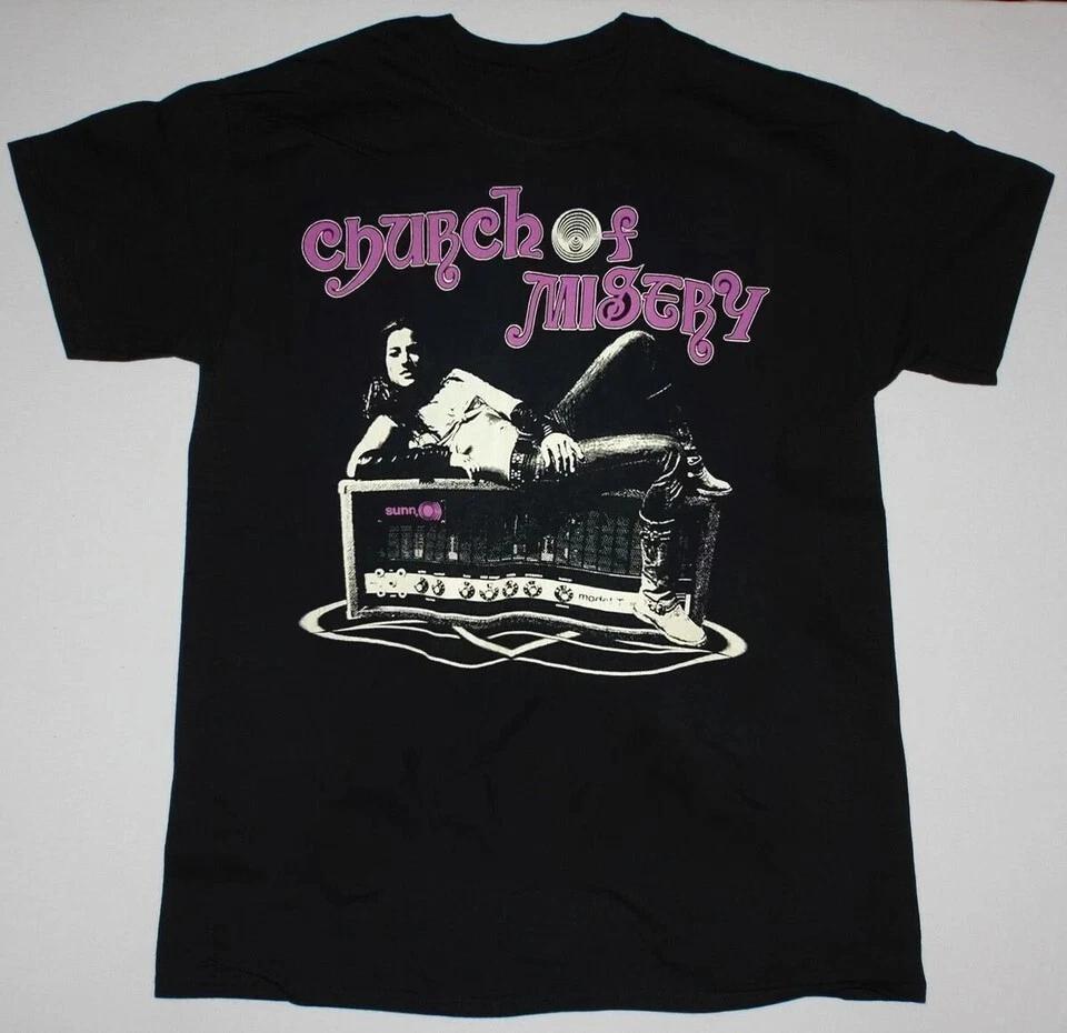 Church of Misery T-Shirt Short Sleeve Cotton Black Men All Size S to 3XL S