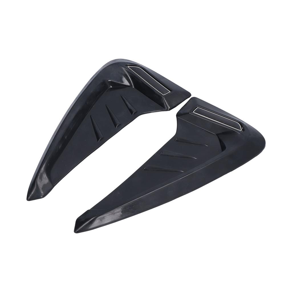 2 st Bilsida Kaross Luftintag Trimskydd Svart Universella Bildekorations Tillbehör