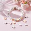 304 Stainless Steel Beads, Heart, Mixed Color, 8x9.5x3mm, Hole: 2mm, 2 colors, 6pcs/color, 12pcs/box