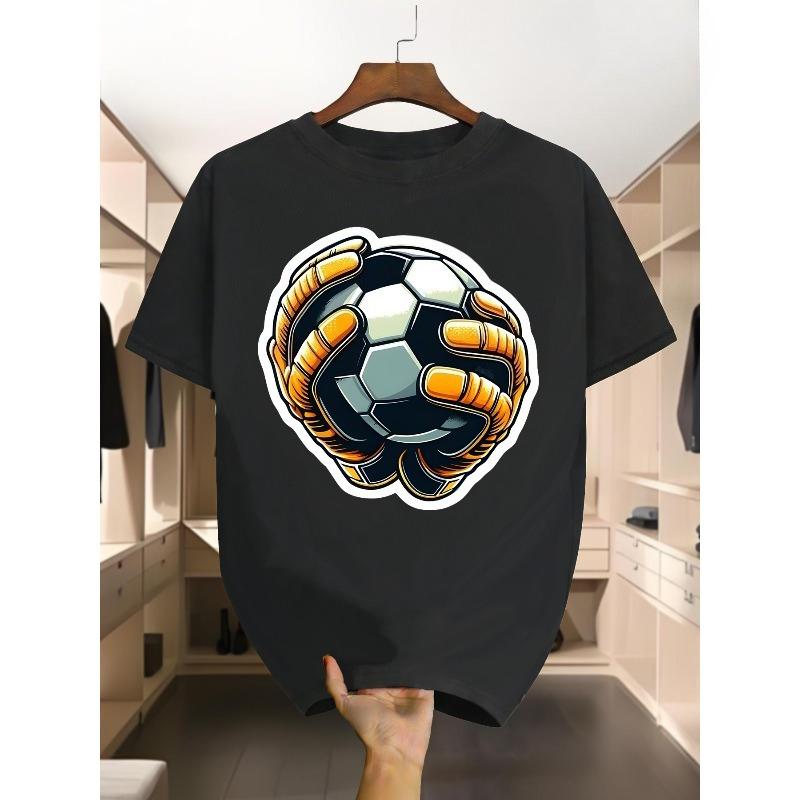 

European sizes Men s Goalkeeper T-Shirt - Official World Cup Souvenir Gift Suitable for Training, Themed Parties & Casual Wear, Soccer Apparel S чёрный