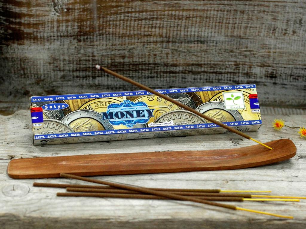 6x Money Incense Sticks 15g Satya