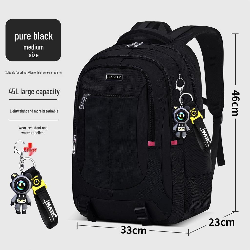 Camouflage Ergonomic Backpack for Students - Large Capacity, Spine Protection, Double Shoulder for Middle and High School Boys