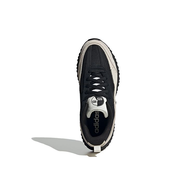 Adidas Neo Fantasy Flow Tkanina Skóra Syntetyczna Skóra Dwoinowa Wygodne Wszechstronne Niskie Buty Casual Damskie sneakersy Czarny Biały IG4206