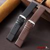 12/14/16/18/19/20/21/22/24mm Soft Material Cowhide Watch Band Brown Black Genuine Leather Straps Universal Men Women Wristband
