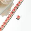 2024 DIY Personalized Shiny Classic Burger Coffee Beverage 304 Stainless Steel Italian Charm Bracelet Link 9mm * 10mm Module