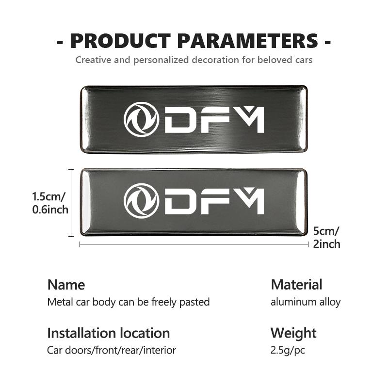 Estilo de Coche Pegatina Insignia para Maletero de Carrocería Accesorios de Decoración Automática Para Dongfeng Motor DFM Aeolus ax3 k01 Ax5 580 DFSK Glory 360