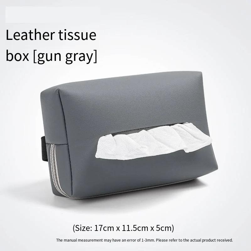 Car Interior Tissue Box Car Armrest Box Tissue Box Car Interior Bag Drawstring Paper Bag Napkins Minimalist Car Rear Seat Back