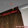 Set Of 2 Flat Printing Jit Curtains Without Rod Golden Yule Tree Chic Versatile Durable Polyester Curtain