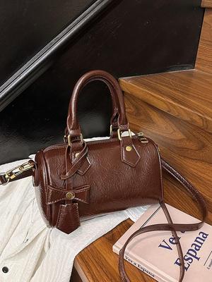 2025 Autumn Mini Pillow Bag: High-End Versatile Boston Handbag & Crossbody