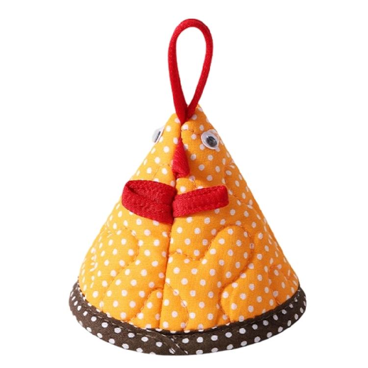 Nonslip Chicken Shaped Triangle Pot Handle Cap Heatproof Cooking Accessory Insulated Kitchen Tool Protector