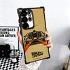 Back To The Future Plating Phone Case For Samsung Galaxy S24 S25 FE S26 Edge S23 Ultra S22 S21 Plus S20 Anti-Fall Airabag Cover