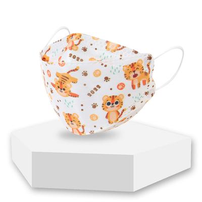 Children's 10 Piece Cute Printing Masks Outdoor Protective Mask 3D Three-Dimensional Protection Breathable And Dustproof