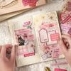50Pcs Colorful English Letter Sticker Pack Vintage Alphabet Decor Stickers For DIY Scrapbook Journal Album Craft Supplies