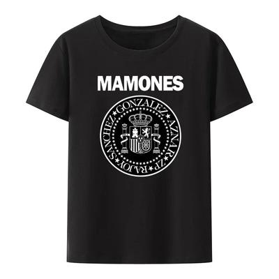 Mamones Topuri cu imprimeu Cool Unisex Tricouri grafice pentru îmbrăcăminte unisex Timp liber Decolteu O Street Fashion Umor Femei Haine Tricou din bumbac
