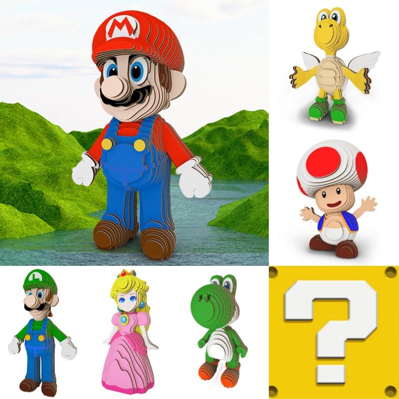 Paper Craft 3d Mario Puzzle Toy For Kids, Wholesale, Educational Toy