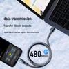 Ultra-Long 60W Type-C Fast Charging Data Cable with Pure Copper Core and Digital Display
