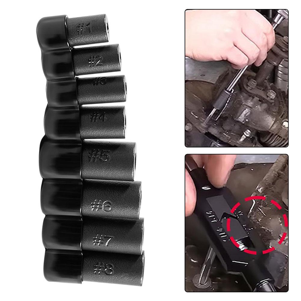Stainless Steel Set Drive Ratchet Extension Comprehensive Size Range Metric And Fractional For 1 4 Drive Tools