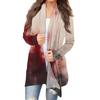 Women's Halloween Print Long Sleeve Front Cardigan Printed Top Lightweight Jacket