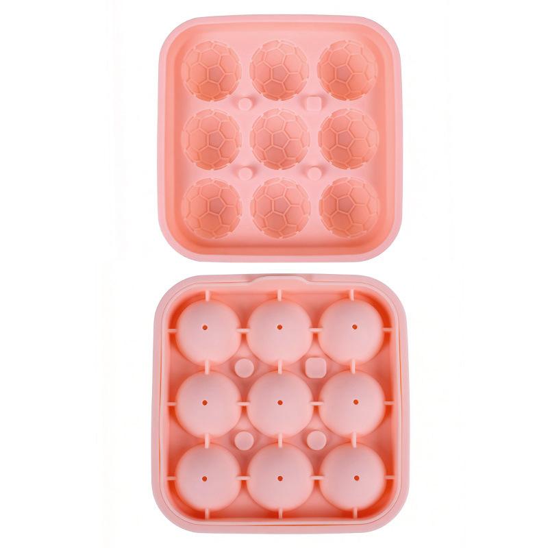 Ice Cube Shape Football Ice Cube Mold Silicone Football Silicone Ice Cube Mold Bar Whiskey Accessories Silicone Molds Gifts
