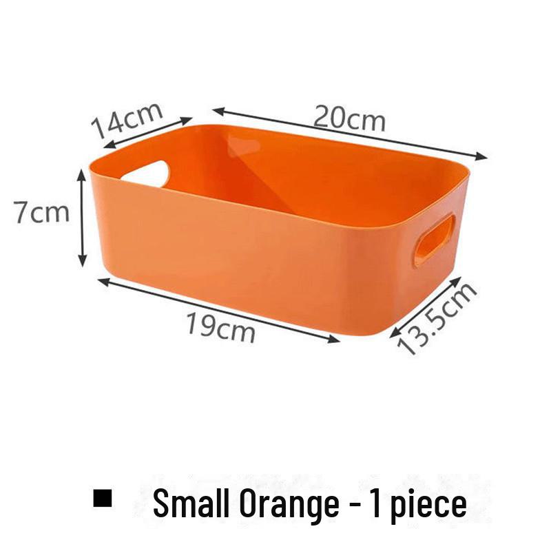 Versatile Plastic Storage Box for Bathroom, Kitchen, and Desktop Use