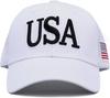 USA 3D Embroidered National Flag Baseball Cap, Hot-Selling Summer Sun Protection Hat in American Style