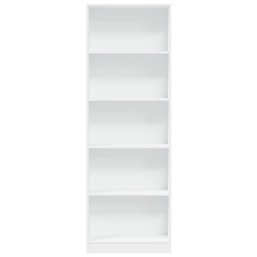 Vidaxl Regał, Biały, 60X24X176 Cm, Materiał Drewnopochodny