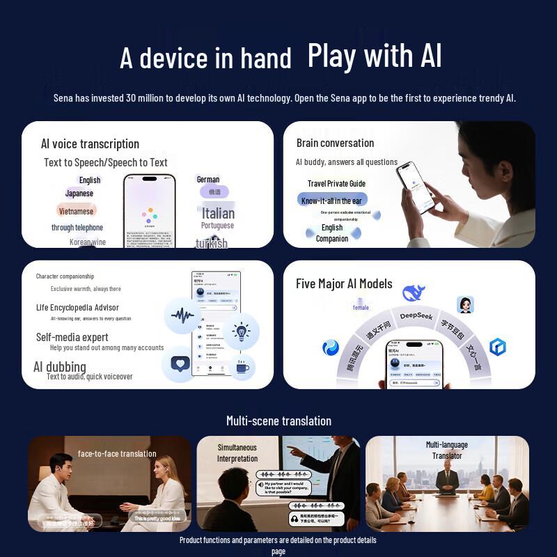 Senna G9S AI Bone Conduction Open-Ear Headset