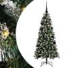 Artificial Christmas Tree with 150 LEDs and Stand Green 120 Cm