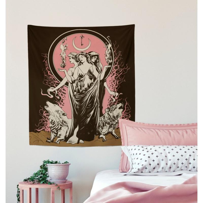 

Cherry Blossom Lake Tapestry Japanese Garden Sunset Scenery Print Wall Hanging for Living Room Bedroom Aesthetic Decor Multiple 74x94cm(29x37in)