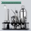 25-Piece Stainless Steel Cocktail Shaker Set
